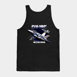 F18 Super Hornet Rhino Us Air Force Fighterjet Tank Top